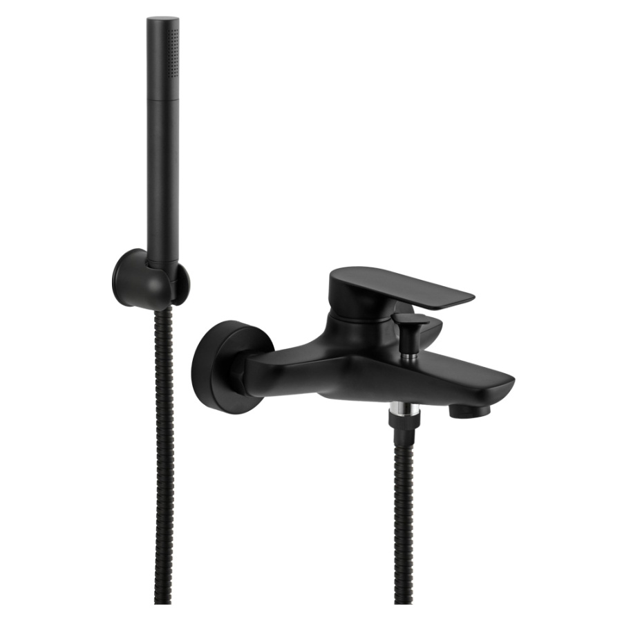 Смеситель для ванны с душем Remer Infinity I02NO черный матовый