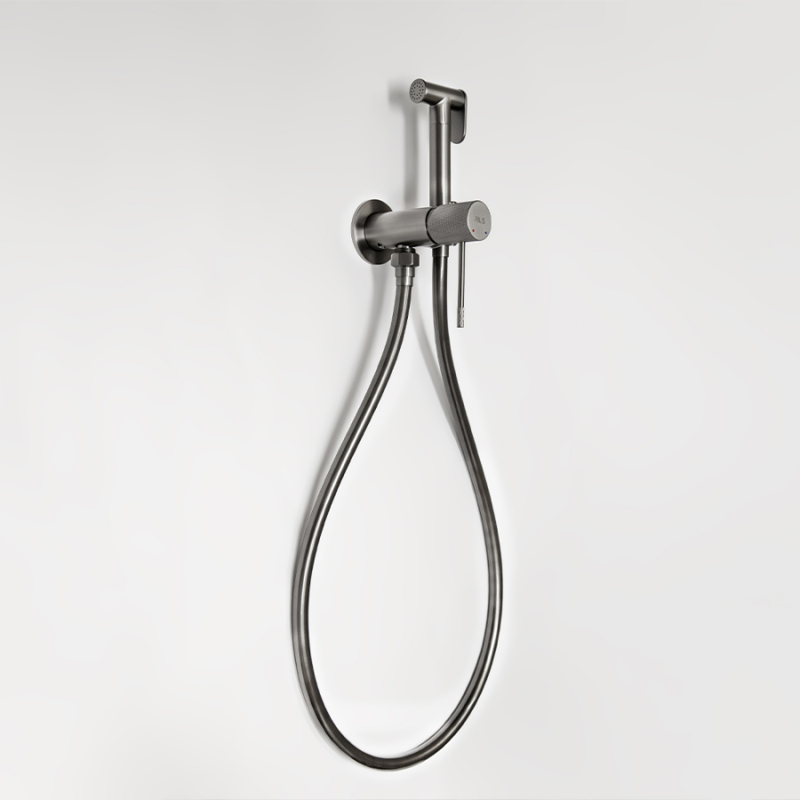 Гигиенический душ со смесителем AVS Seeme оружейная сталь Гигиенический душ со смесителем AVS Seeme оружейная сталь