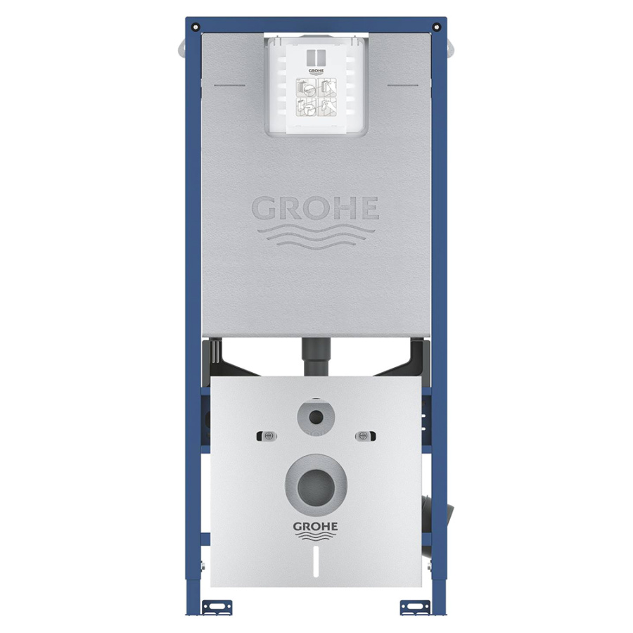 120172 монтажная сист в компл с унитазом, SENSIA ARENA+ клав хром 4 в 1