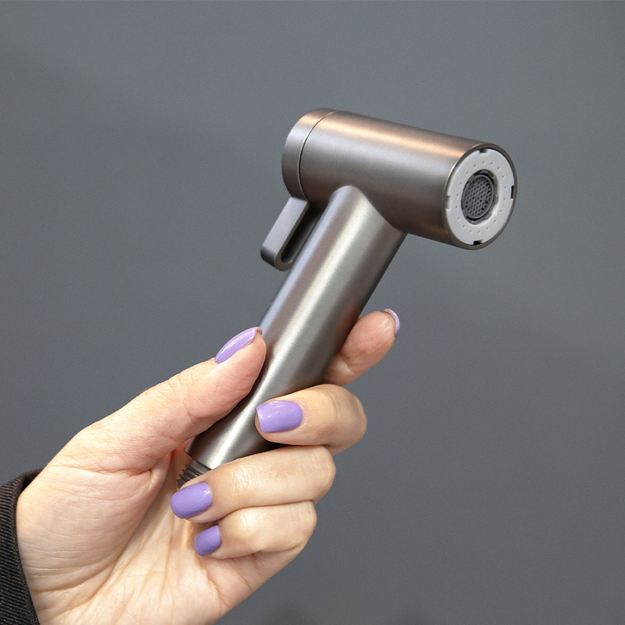 Гигиенический душ AVS 811-612-GM оружейная сталь