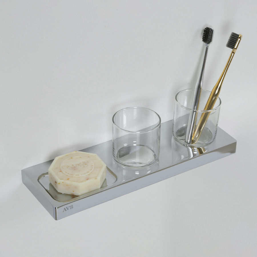 Стакан подвесной AVS AVS-S8301708 с мыльницей 2 шт.