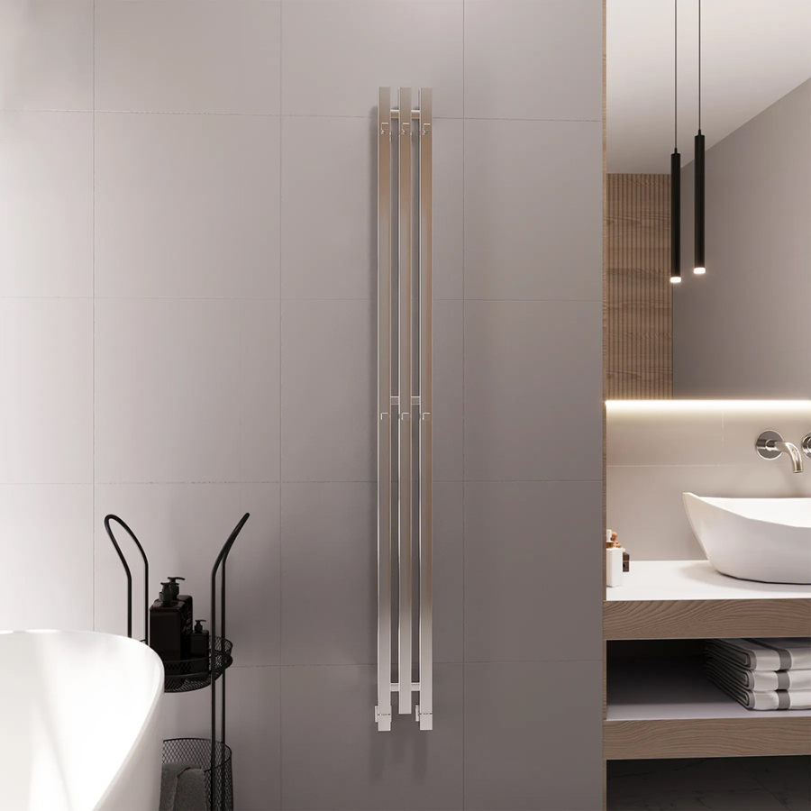 Полотенцесушитель водяной Grota Corsa 13x150 см хром