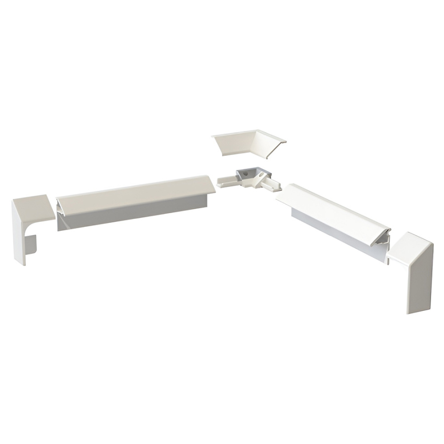 Бордюр AVS KDP-180/30 L/P 180 см, 2 шт, с комплектом заглушек Бордюр AVS KDP-180/30 L/P 180 см, 2 шт, с комплектом заглушек