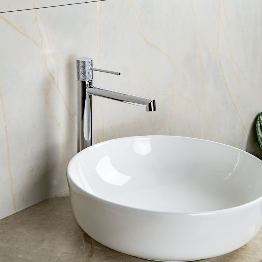 Смеситель для раковины AVS Seeme высокий, хром