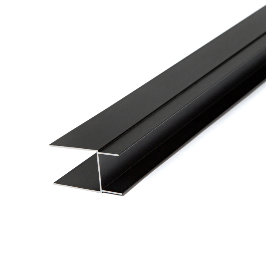 Профиль добавочный AVS Вектор 2,7 см, черный матовый Профиль добавочный AVS Вектор 2,7 см, черный матовый