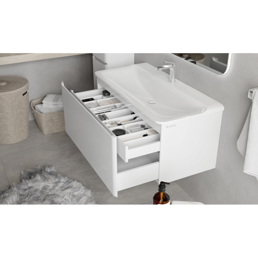 Тумба с раковиной Raval Welto Solo 100 Тумба с раковиной Raval Welto Solo 100