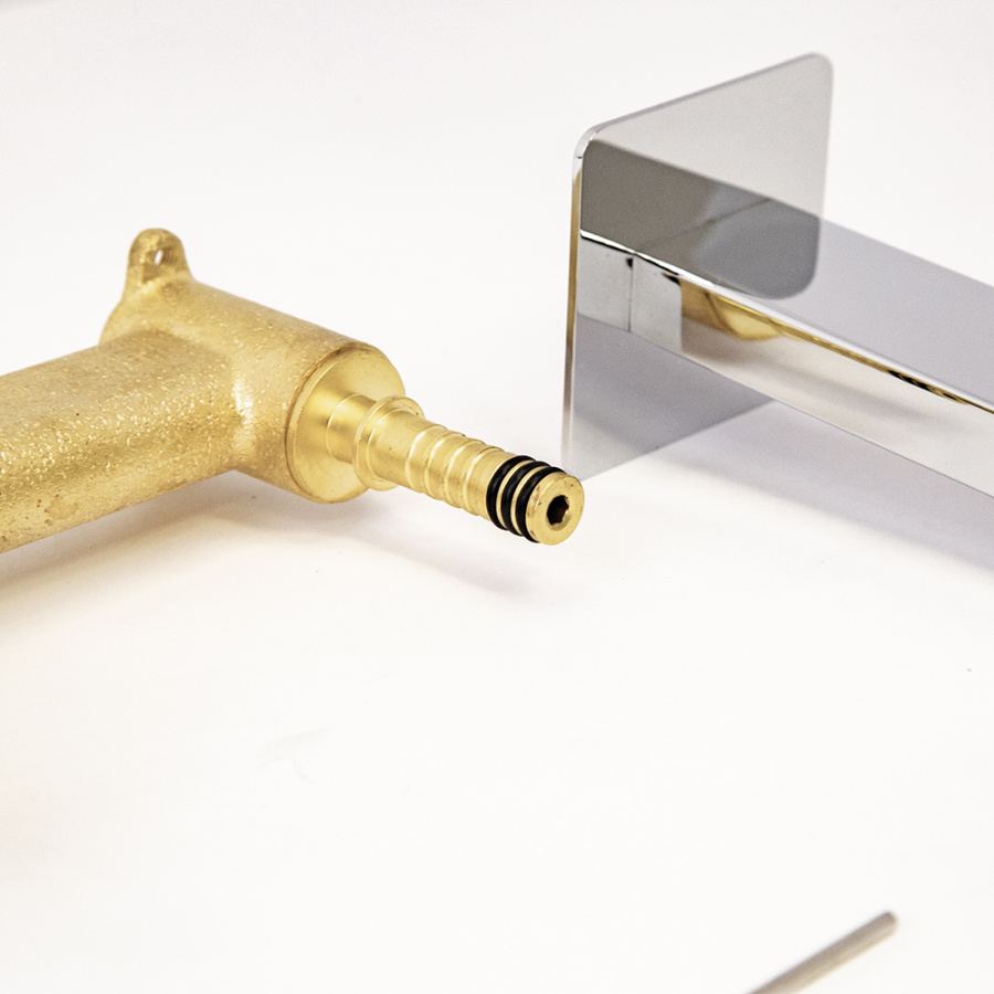 Смеситель для раковины AVS Cube с внутренней частью, хром Смеситель для раковины AVS Cube с внутренней частью, хром