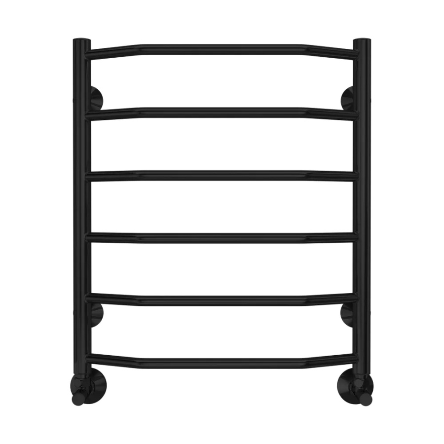 Полотенцесушитель водяной Terminus Виктория П6 50x60 черный матовый Полотенцесушитель водяной Terminus Виктория П6 50x60 черный матовый