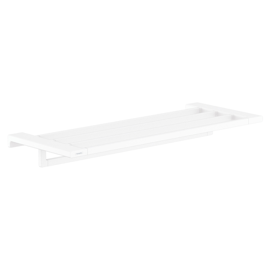 Полка для полотенец с держателем Hansgrohe белый матовый 41751700