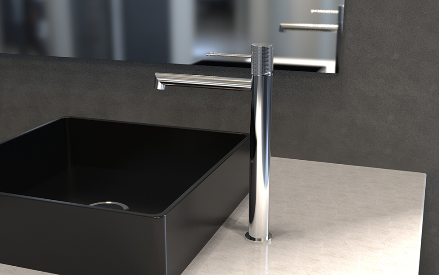 Смеситель для раковины AVS Seeme высокий, хром