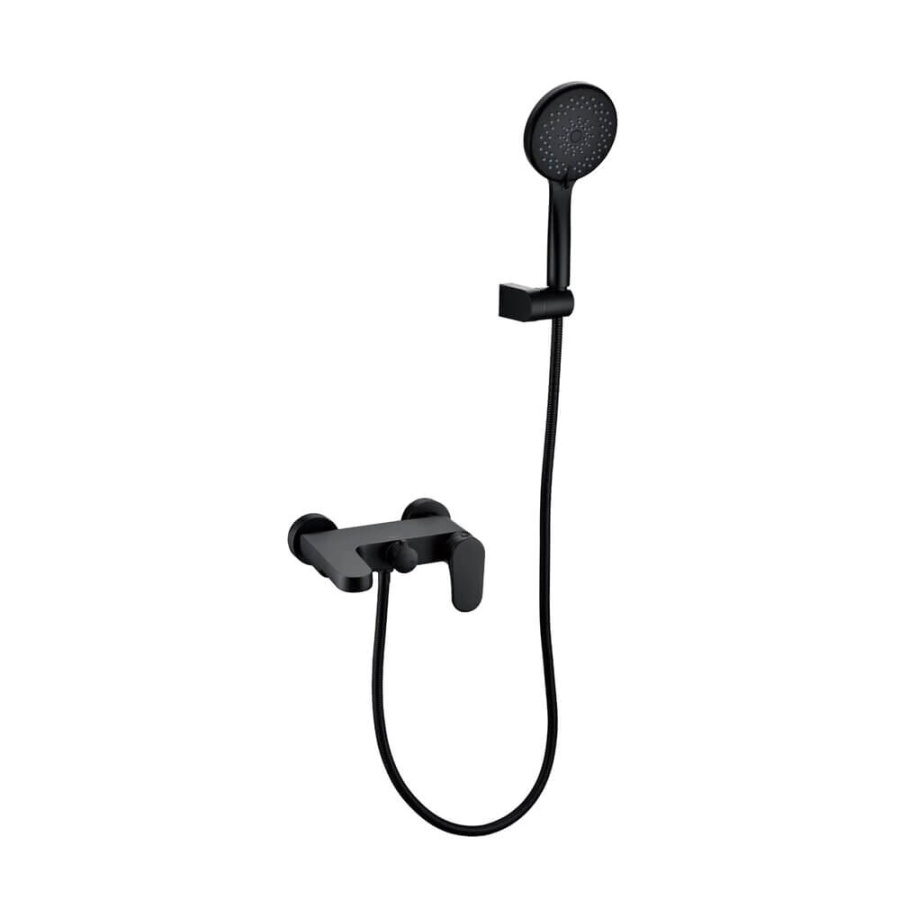 Смеситель для ванны с душем Boheme Spectre 453-B, черный матовый
