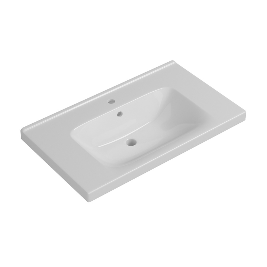 Тумба с раковиной 80 подвесная Lande DIBORG 775215+640207