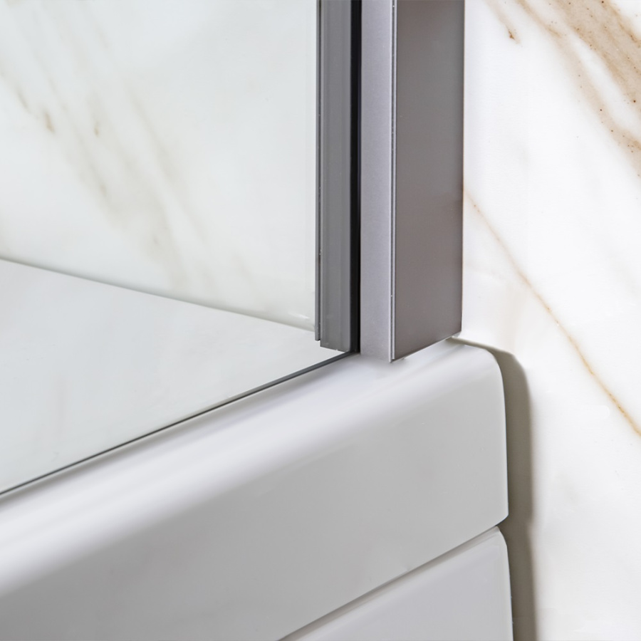 Шторка на ванну AVS Асти Дуо 100 см правая профиль оружейная сталь, прозрачное стекло Шторка на ванну AVS Асти Дуо 100 см правая профиль оружейная сталь, прозрачное стекло