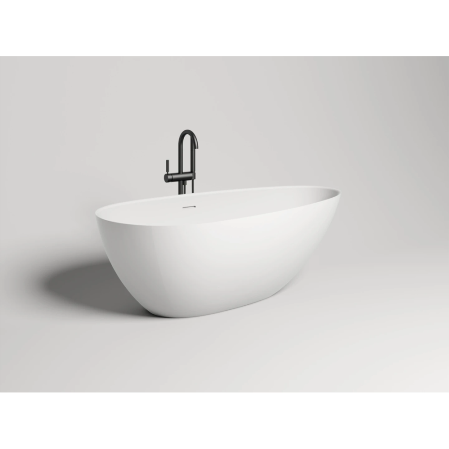 Ванна из искусственного камня Salini Paola Basso Solix S-Sense 160x80 белая, с донным клапаном Ванна из искусственного камня Salini Paola Basso Solix S-Sense 160x80 белая, с донным клапаном
