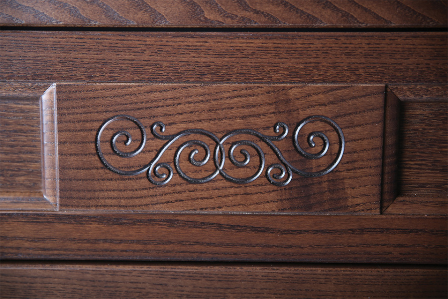 Тумба с раковиной ASB Wood Line Модерн 85 антикварный орех