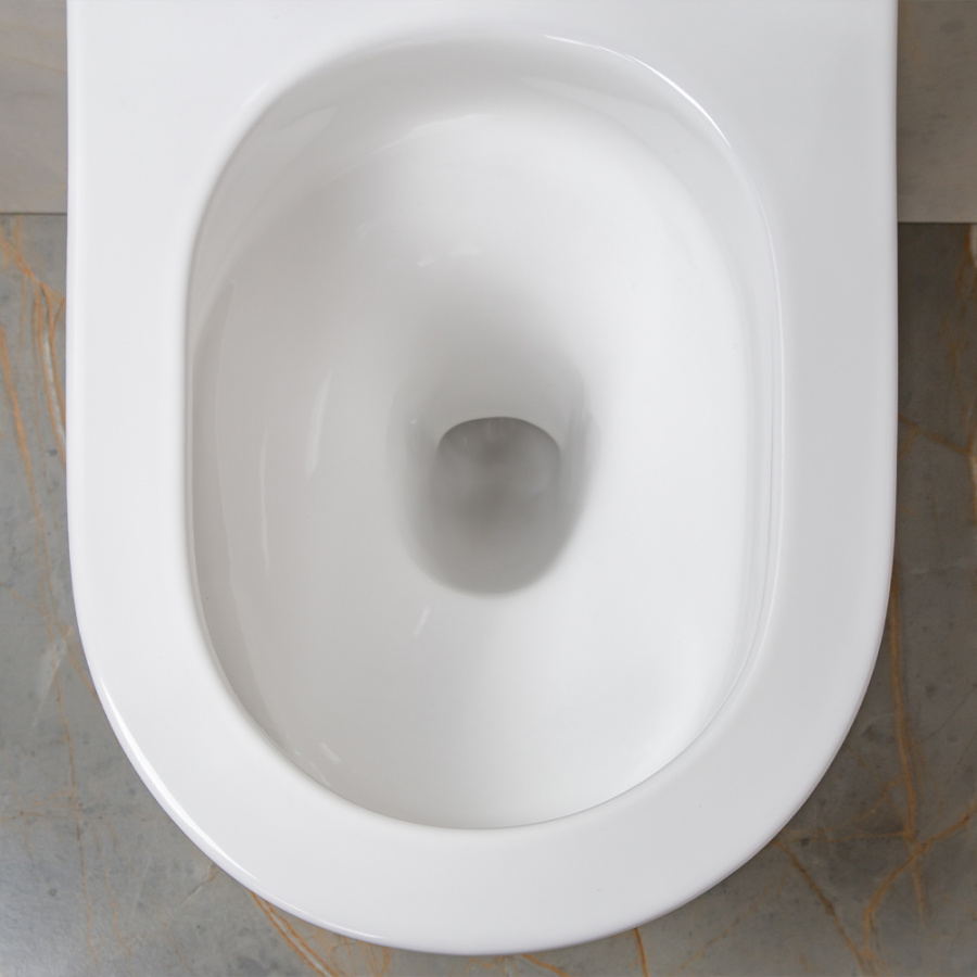 Унитаз подвесной AVS Метрополь безободковый, белый Унитаз подвесной AVS Метрополь безободковый, белый