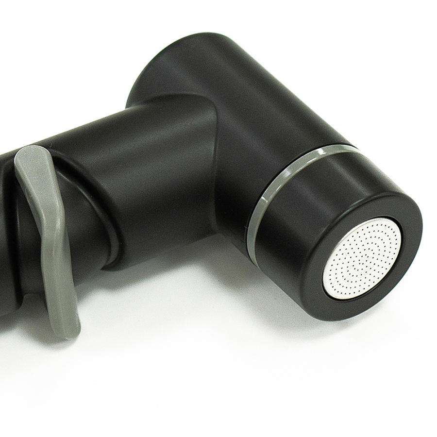 Гигиенический душ со смесителем Lemark Solo LM7165BL черный матовый