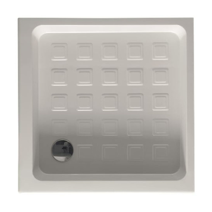 KERASAN Retro поддон угловой квадратный 100х100см, диаметр слива 90, цвет белый KERASAN Retro поддон угловой квадратный 100х100см, диаметр слива 90, цвет белый