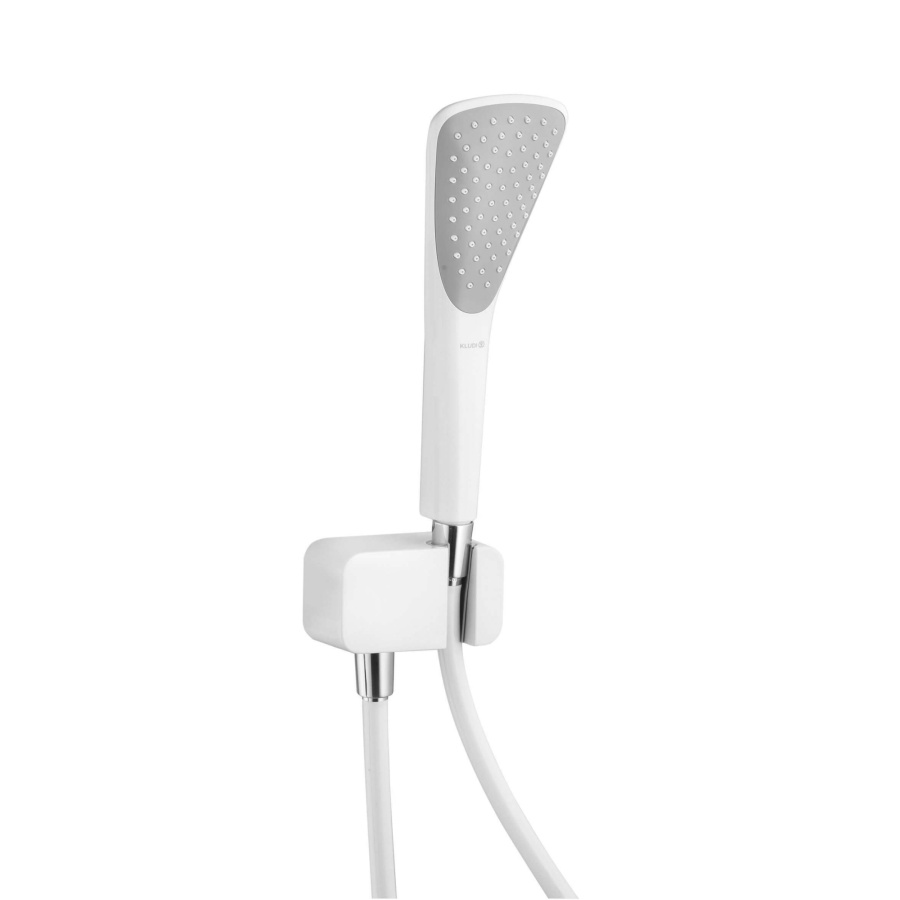 KLUDI FIZZ Душевой гарнитур для ванны, белый/хром 6767091-00 KLUDI FIZZ Душевой гарнитур для ванны, белый/хром 6767091-00