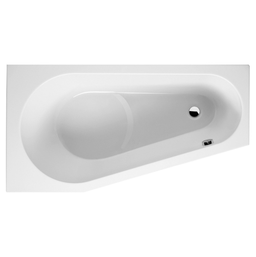 Акриловая ванна Riho Delta 160х80х49 R белая, без каркаса
