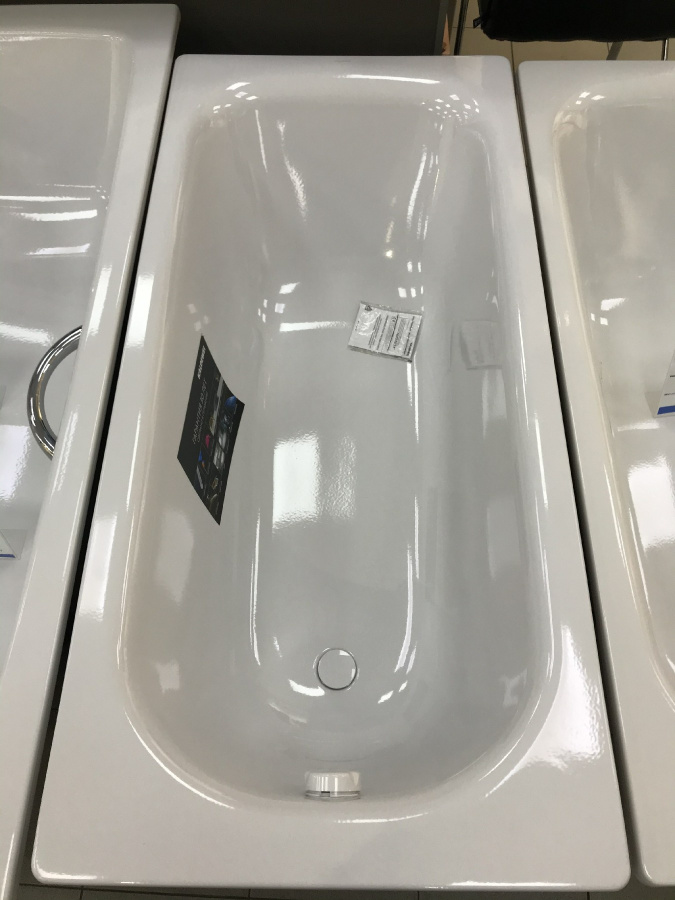 Стальная ванна Kaldewei Saniform Plus 150x70 белая, без ножек