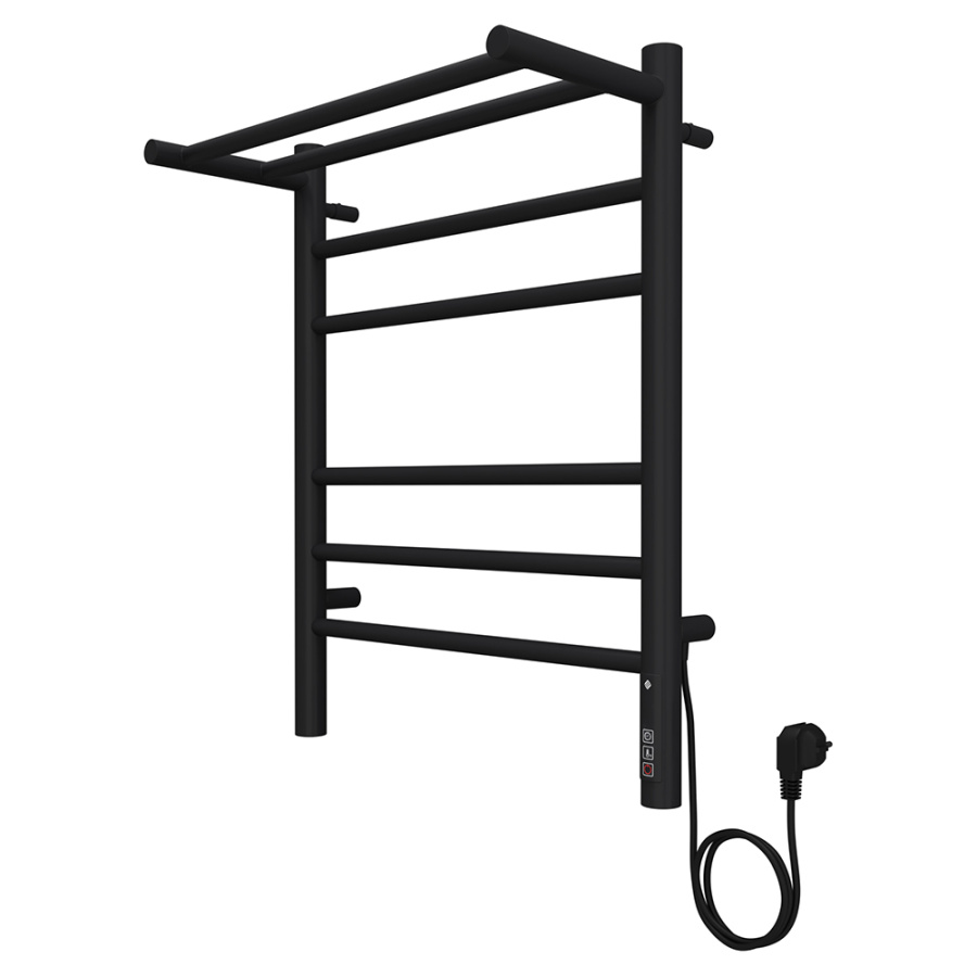 Полотенцесушитель электрический Terminus Аврора П6 45x60 черный муар