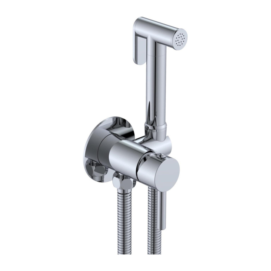 Гигиенический душ со смесителем Cezares CZR-SET-DA1-ID2-FMM120-01 хром