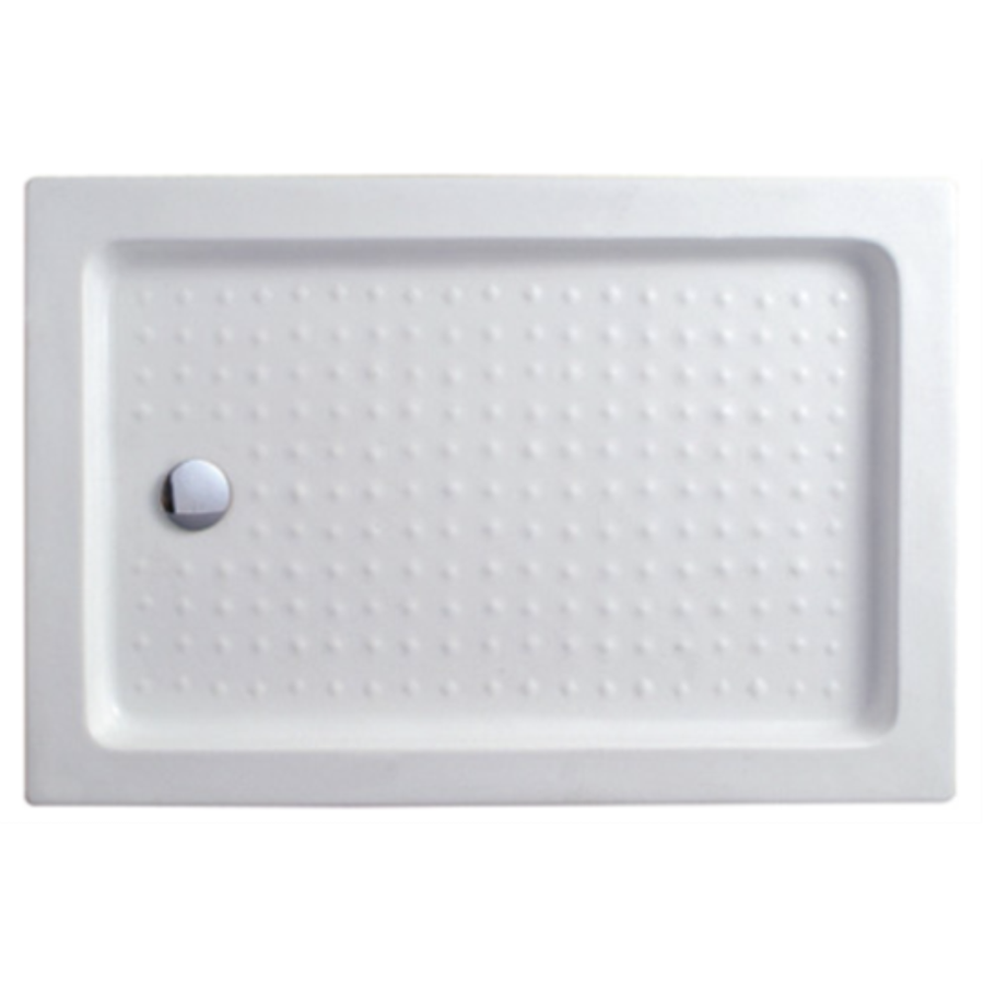 Поддон для душа Cezares Tray 120x100 белый, прямоугольный, акрил, с сифоном