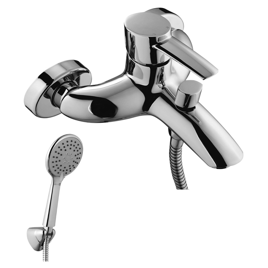 Смеситель для ванны с душем Lemark Atlantiss LM3202C хром Смеситель для ванны с душем Lemark Atlantiss LM3202C хром