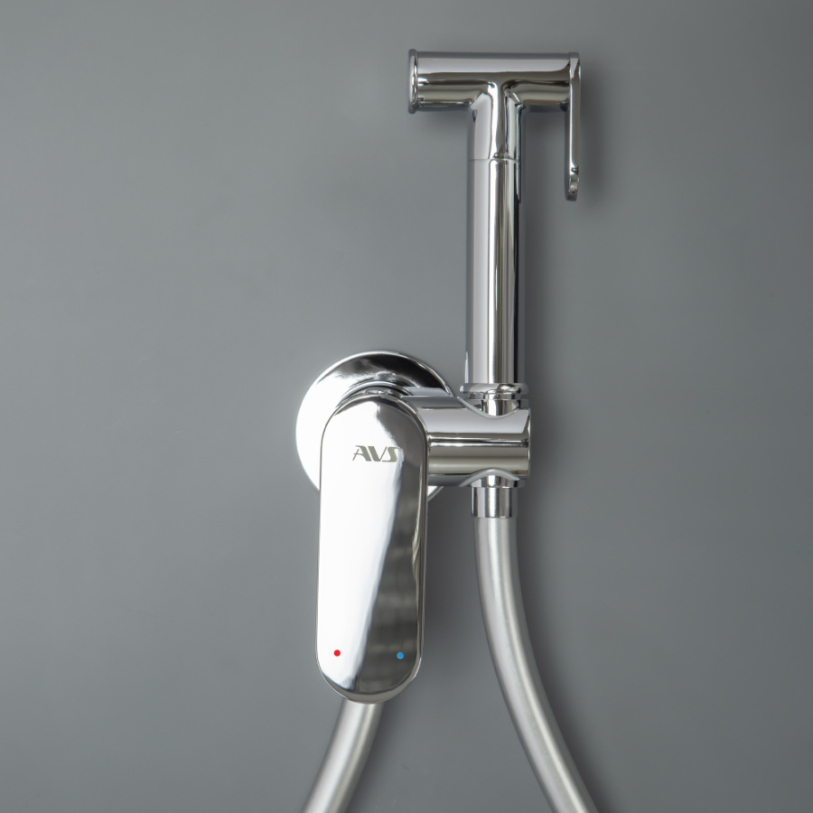 Гигиенический душ со смесителем AVS Beauty хром Гигиенический душ со смесителем AVS Beauty хром