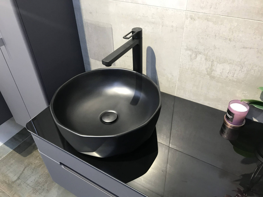 Смеситель для раковины Paffoni Ringo RIN081NO черный матовый