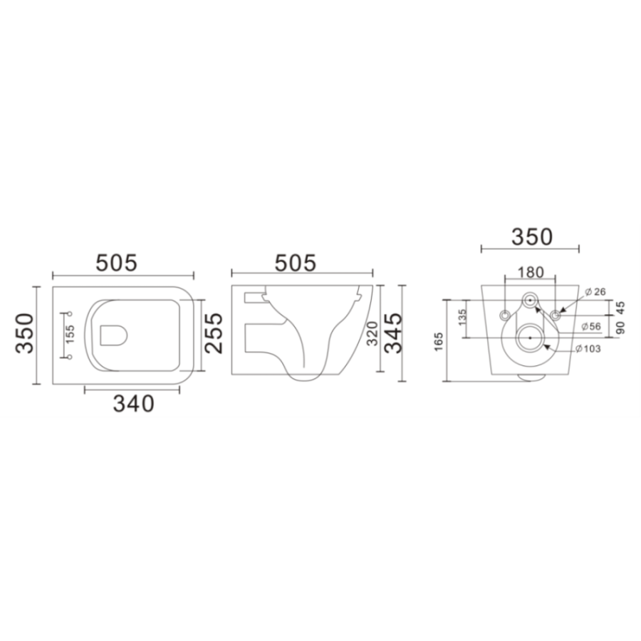 Унитаз подвесной AVS Зенит Торнадо2 белый Унитаз подвесной AVS Зенит Торнадо2 белый