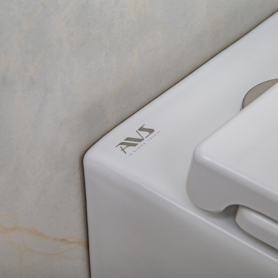 Унитаз подвесной AVS Спутник безободковый, белый Унитаз подвесной AVS Спутник безободковый, белый