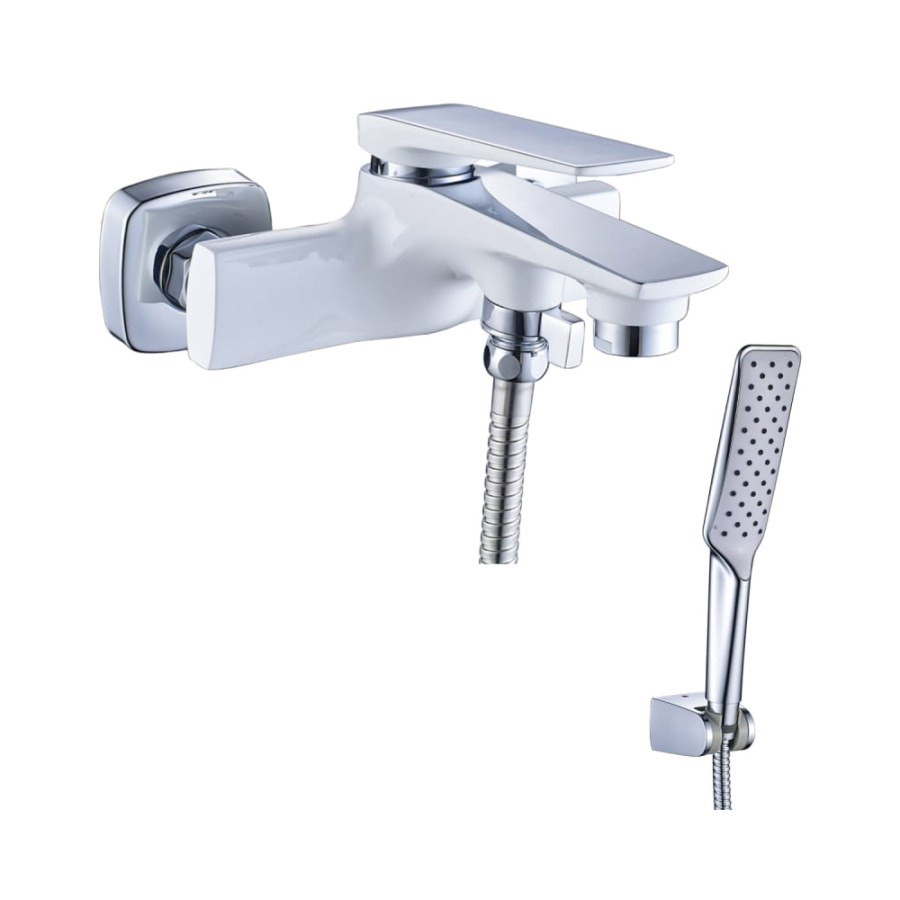 Смеситель для ванны с душем Lemark Allegro LM5914CW белый