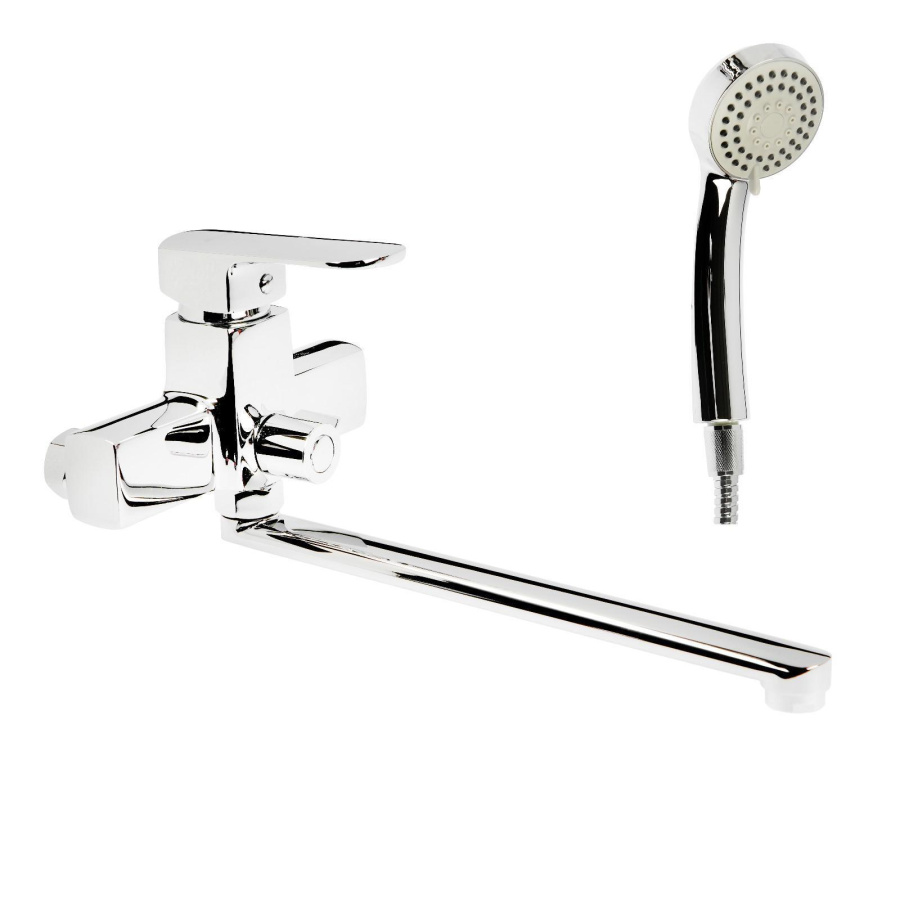 A7142 Смеситель д/ванны ДЛИН излив 300 ХРОМ Accoona