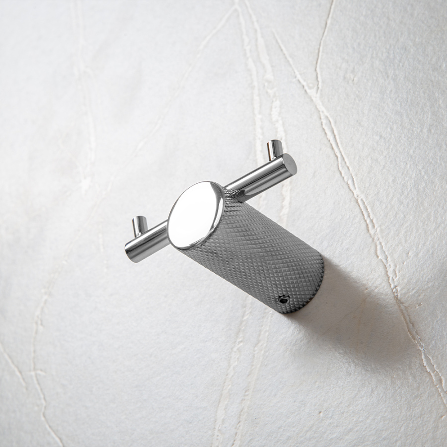 Крючок AVS Seeme, хром, двойной Крючок AVS Seeme, хром, двойной