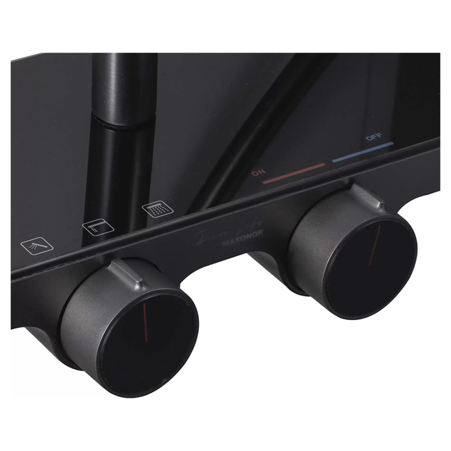 Душевая стойка Maxonor Pure Life Pleasure PL2486-9 оружейная сталь Душевая стойка Maxonor Pure Life Pleasure PL2486-9 оружейная сталь