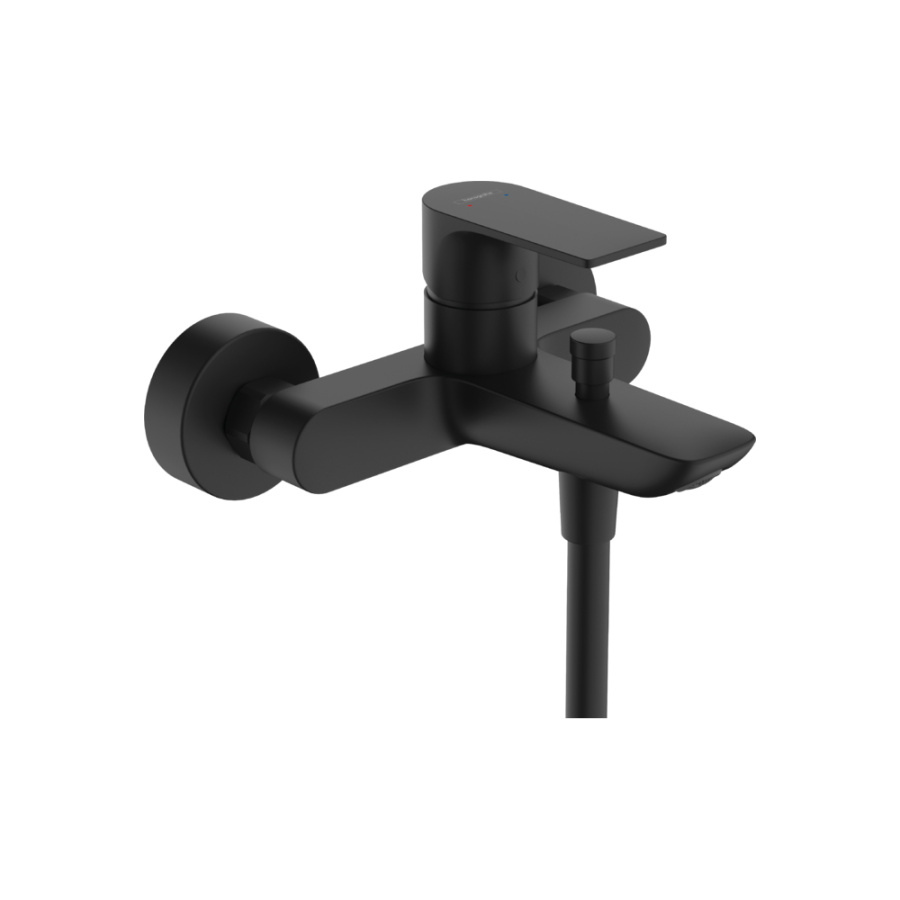 Смеситель для ванны и душа Hansgrohe Rebris E 72450670 черный матовый Смеситель для ванны и душа Hansgrohe Rebris E 72450670 черный матовый