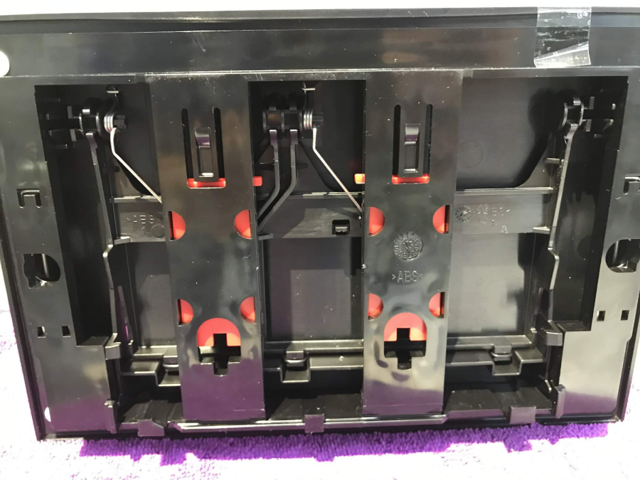 Кнопка смыва Alcaplast M578-Black черная матовая