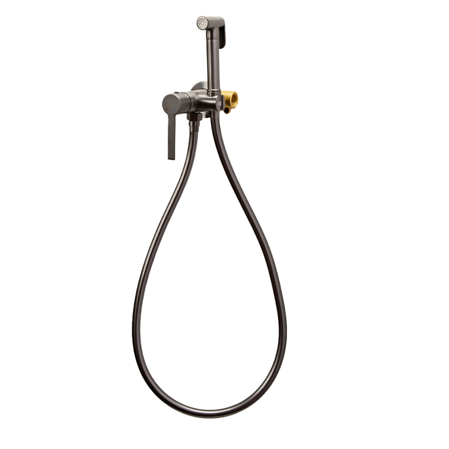 Гигиенический душ со смесителем AVS Elegant оружейная сталь Гигиенический душ со смесителем AVS Elegant оружейная сталь