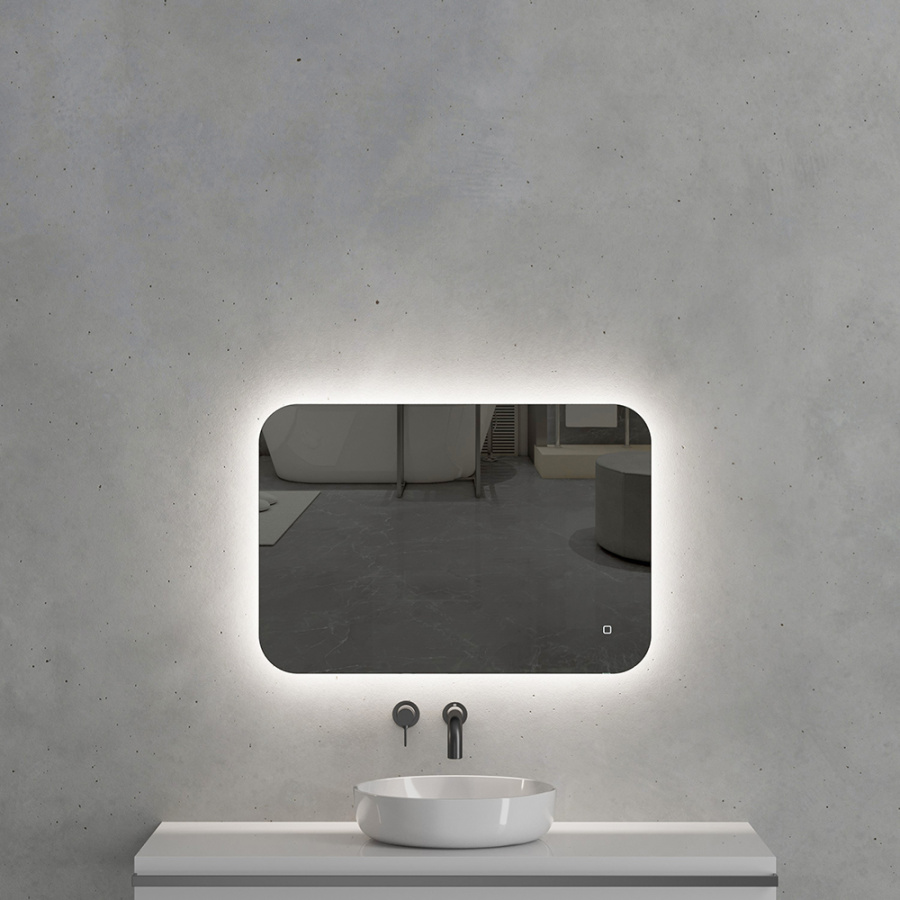 Зеркало с подсветкой AVS Каспий 55x80 см