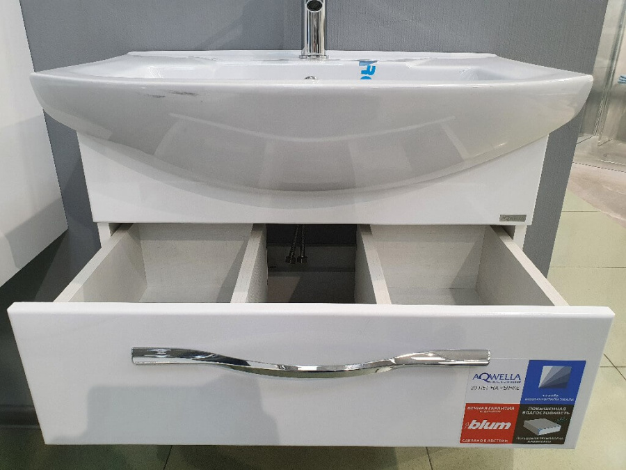 Тумба с раковиной 65 подвесная Аллегро Aqwella Agr.01.06/2