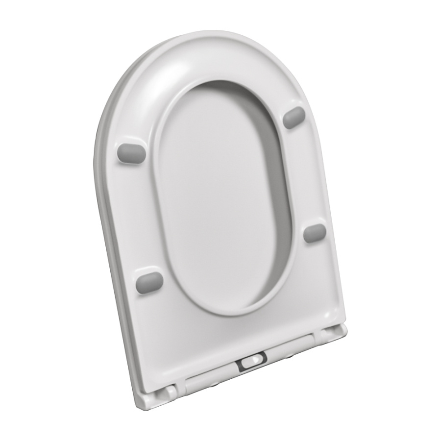 Крышка-сиденье AVS 6102 с микролифтом быстросъемное, белое Крышка-сиденье AVS 6102 с микролифтом быстросъемное, белое
