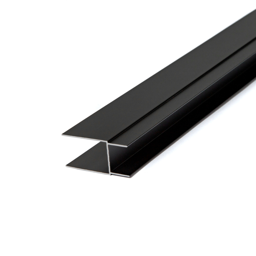 Профиль добавочный AVS Куб Лайт 3 см, черный матовый