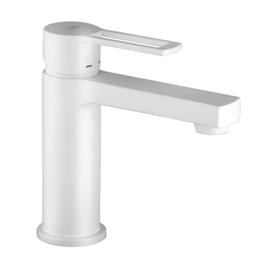 Смеситель для раковины Paffoni Ringo RIN071BO белый матовый