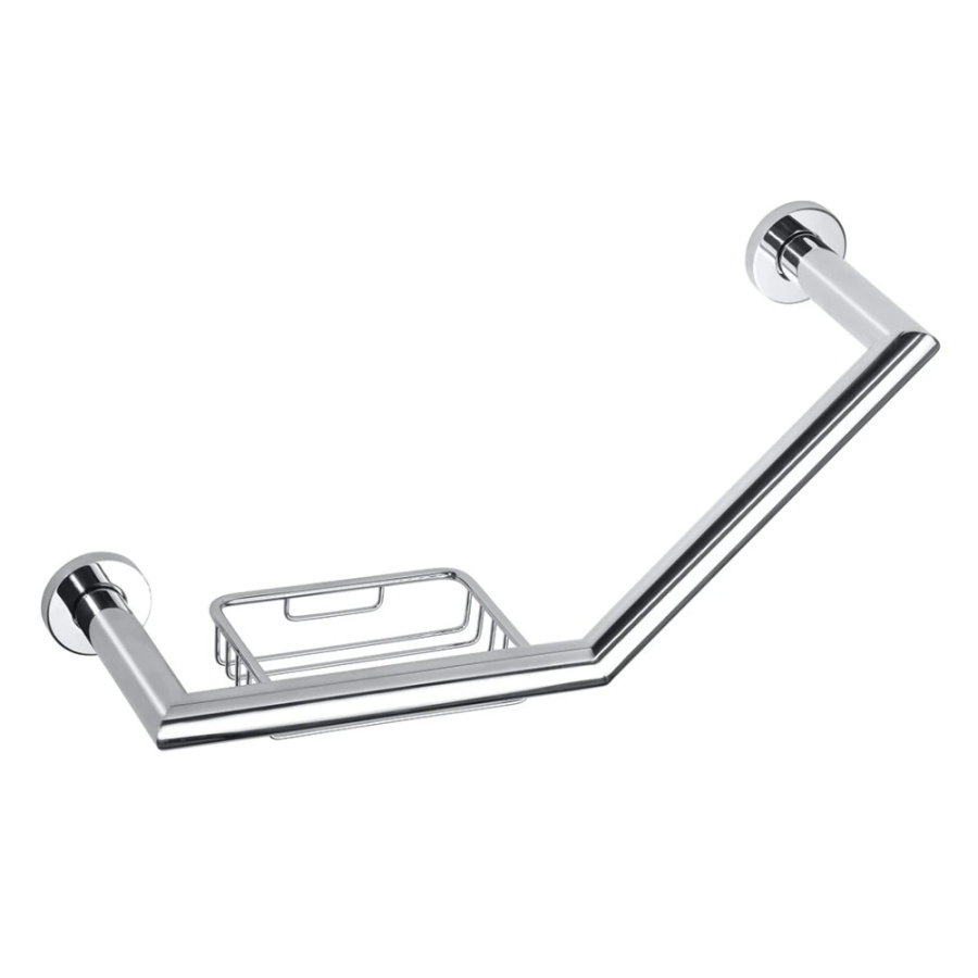 Поручень Bemeta Omega 104307631 с мыльницей, хром Поручень Bemeta Omega 104307631 с мыльницей, хром