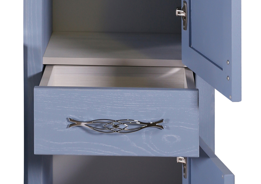 Шкаф-пенал ASB Wood Line Модерн 40 рошфор, белая патина Шкаф-пенал ASB Wood Line Модерн 40 рошфор, белая патина