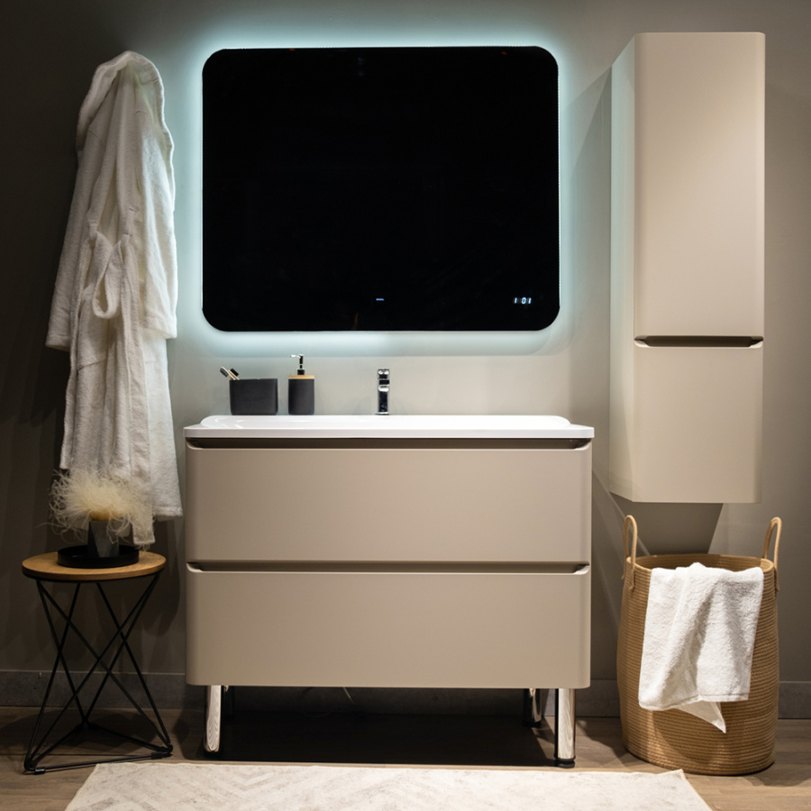 Пенал 1200 подвес ПВХ св-коричневый Welto RAVAL