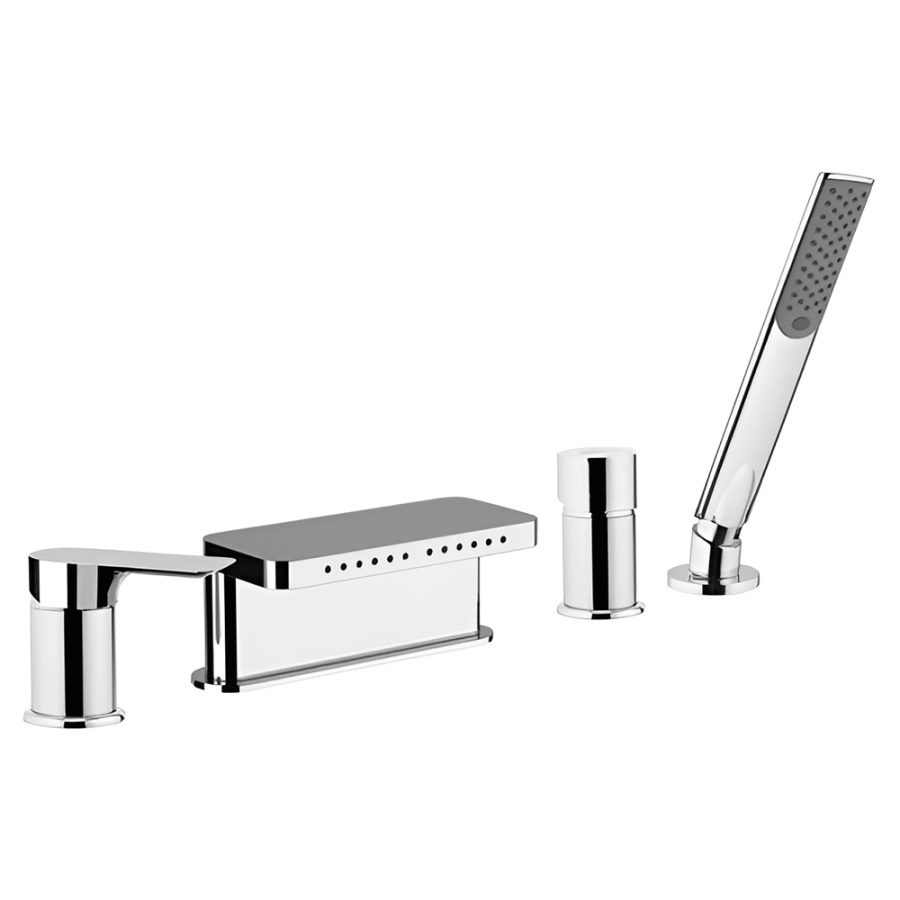 Смеситель на борт ванны Remer Infinity I06 хром