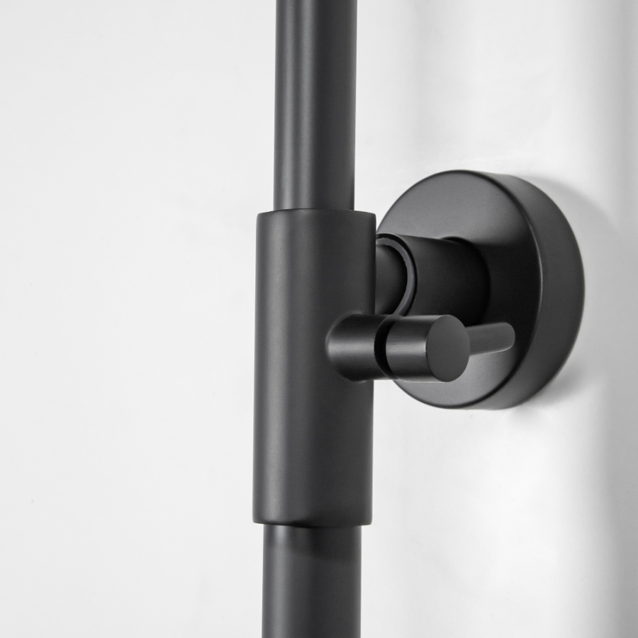 Душевая стойка AVS Cube 811-222-MB черный матовый Душевая стойка AVS Cube 811-222-MB черный матовый